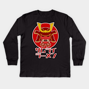 Samurai Ramen Kids Long Sleeve T-Shirt